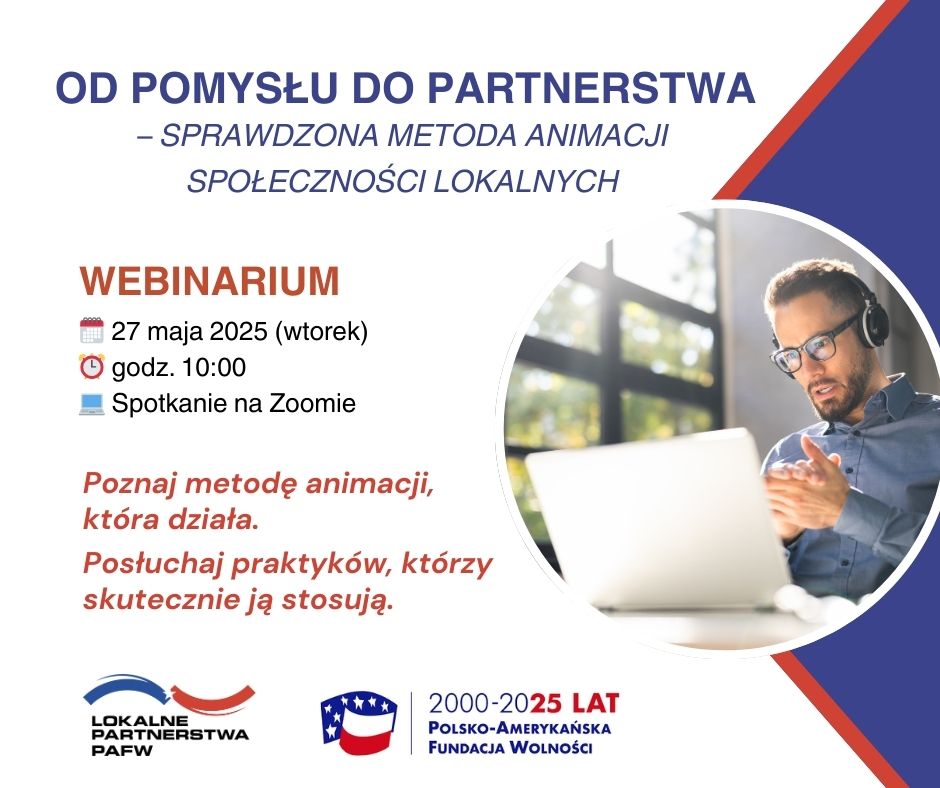 Webinar o metodzie lokalne partnerstwa PAFW