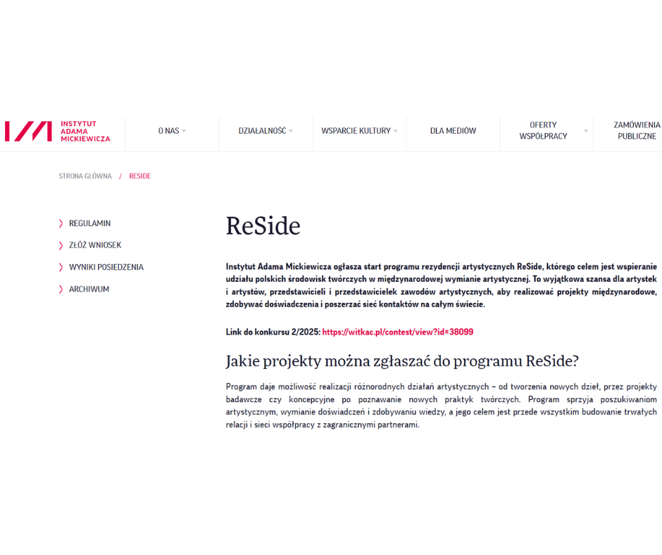 ReSide (nabór 2/2025)
