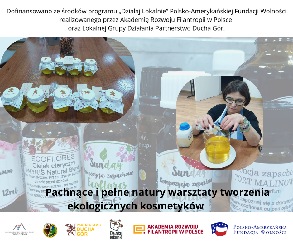 Ekokosmetyki. Relacja z warsztatów 1 XII