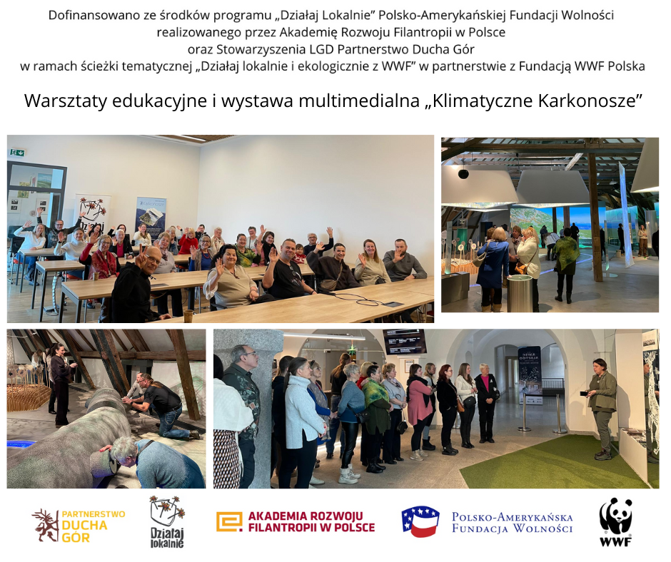 Warsztaty edukacyjne i wystawa  „Klimatyczne Karkonosze”. Działaj lokalnie i ekologicznie z WWF