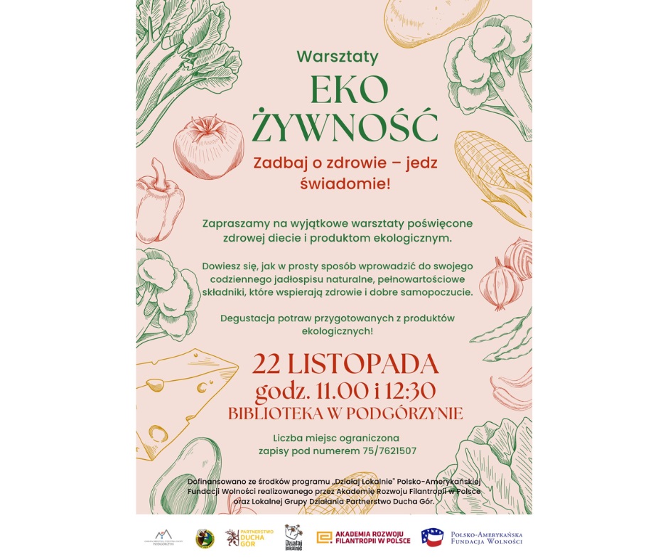 Warsztaty EKO ŻYWNOŚĆ 22 XI Podgórzyn
