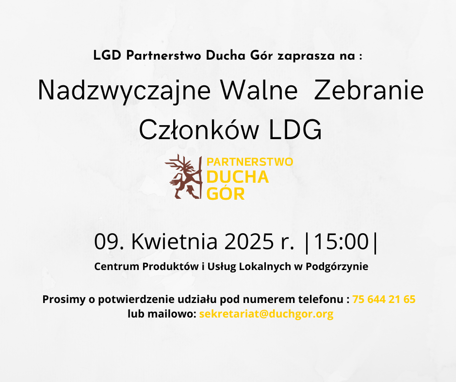 Nadzwyczajne Walne Zebranie Członków 09.04.2025 r.