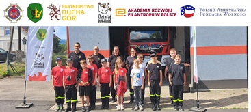 Rozpoczęcie projektu przez OSP Łomnica