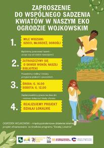 Zaproszenie do wspólnego nasadzania kwiatów - Kowary