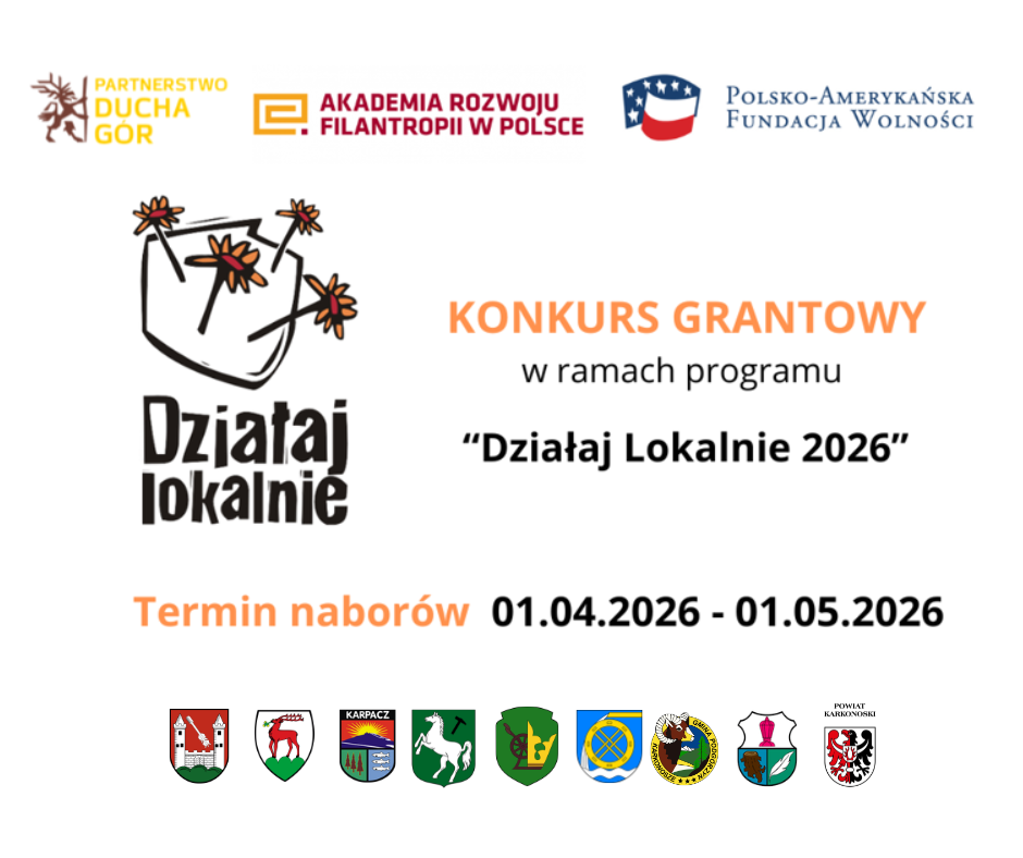 Lokalny Konkurs Grantowy w ramach programu „Działaj Lokalnie 2026”