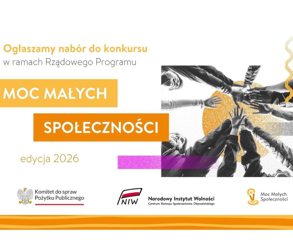 Nabór wniosków w programie Moc Małych Społeczności do 08.07.2026