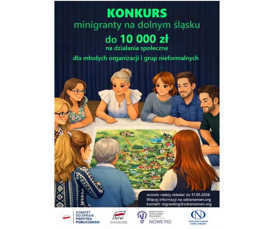  Konkurs dla młodych NGO i grup nieformalnych do 17.05.26