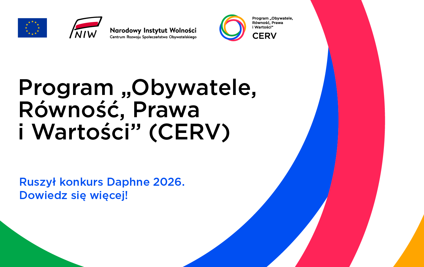 CERV: Konkurs DAPHNE 2026 - trwa nabór wniosków