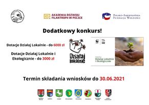 Dodatkowy Konkurs Działaj Lokalnie