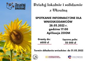 Działaj Lokalnie - spotkanie informacyjne