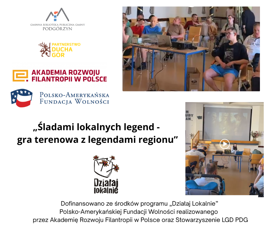 Ruszyły prace nad grą  „Śladami lokalnych legend - gra terenowa z legendami regionu”