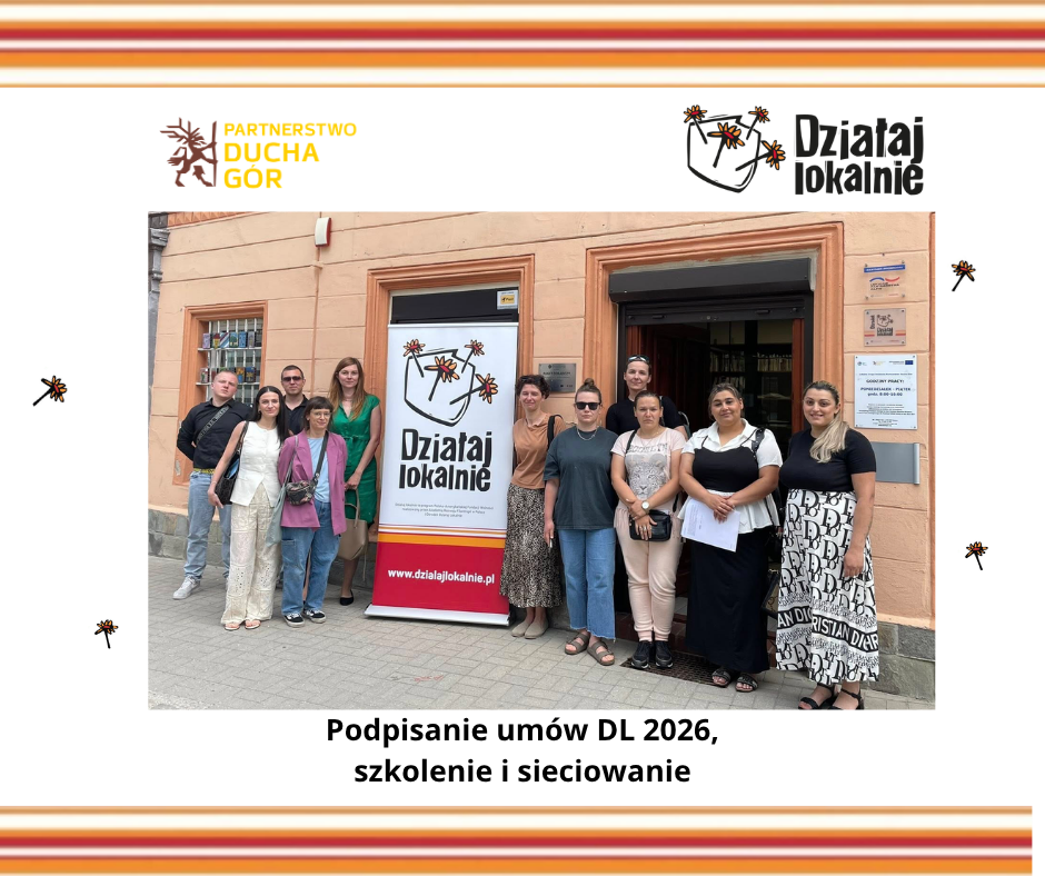 Umowy Działaj Lokalnie 2026 podpisane!