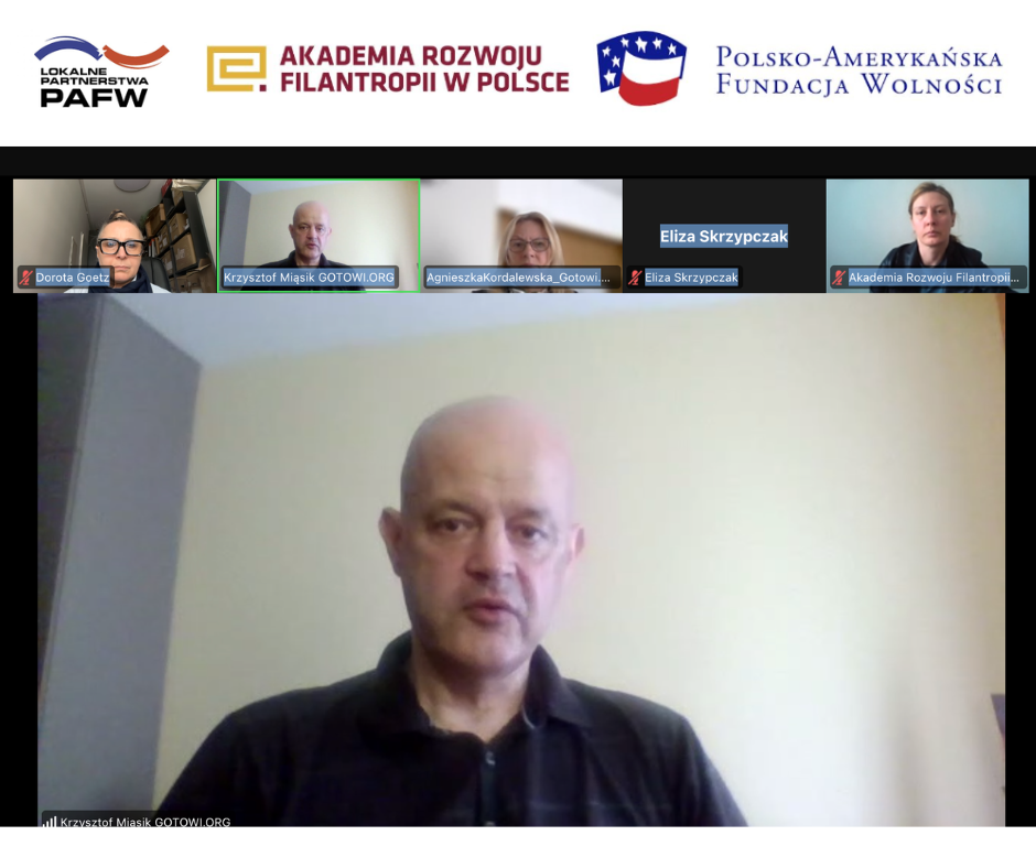 WEBINAR bezpieczeństwo, zdrowie i ratownictwo w Programie Lokalne Partnerstwa PAFW