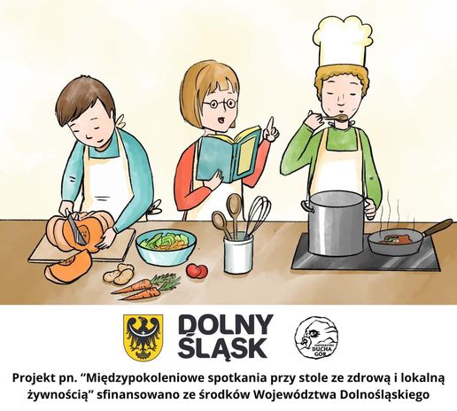 Międzypokoleniowe spotkania przy stole ze zdrową i lokalną żywnością