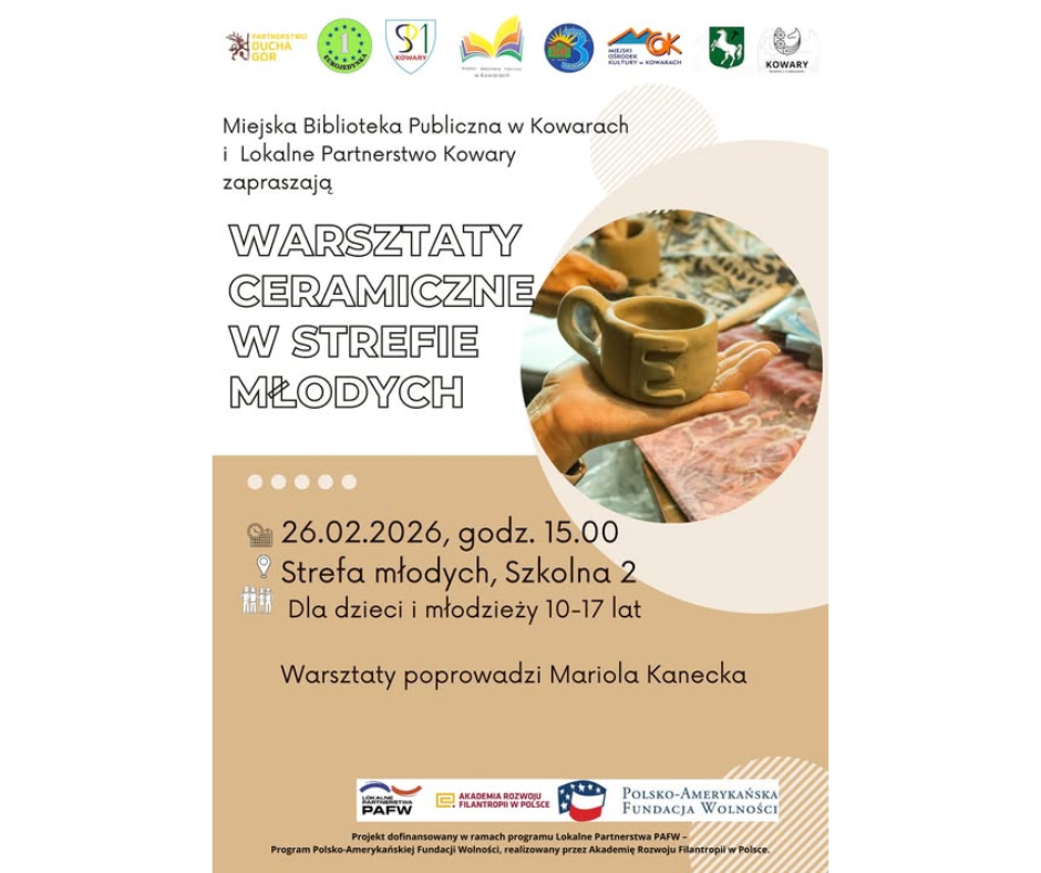 Warsztaty ceramiczne zaproszenie