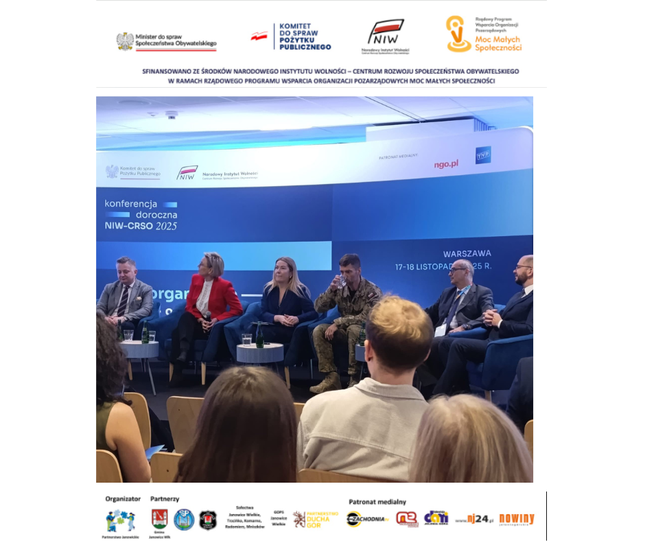 Partnerstwo Janowickie na konferencji NIW 17-18.11.25 w Warszawie